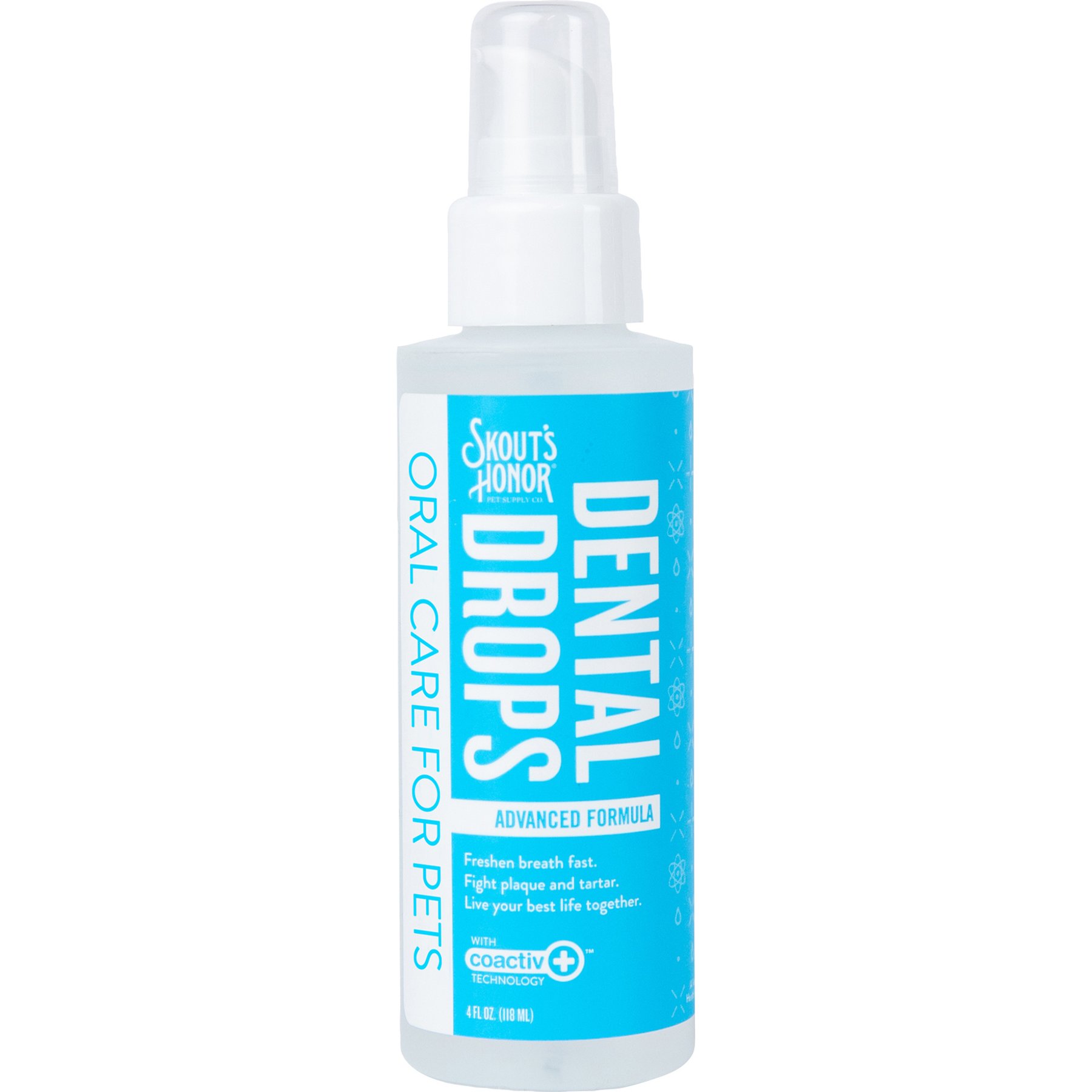 Skout's Honor Advanced Dog & Cat Dental Drops, 4-fl oz bottle