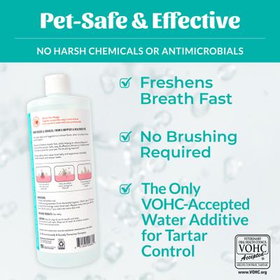 Show full view: Skout's Honor Oral Care Fresh & Flavorless Dog & Cat Dental Water Additive, 32-fl oz bottle slide 5 of 11