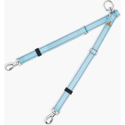 Dog Friendly Co. Dog Friendly Co. Tangle Free Reflective Walk Two Dog Leash Splitter, Sky Blue