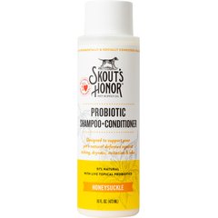 Skout's Honor Probiotic Honeysuckle Pet Shampoo & Conditioner, 16-fl oz bottle