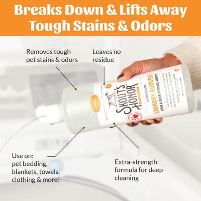Show full view: Skout's Honor Laundry Booster Stain & Odor Removal Additive, 32-fl oz bottle slide 5 of 11