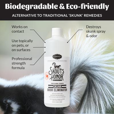 Show full view: Skout's Honor Professional Strength Skunk Odor Eliminator, 32-fl oz bottle slide 6 of 12