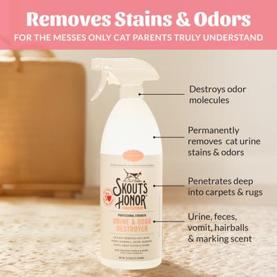 Show full view: Skout's Honor Professional Strength Urine & Odor Destroyer, 35-fl oz bottle slide 5 of 13