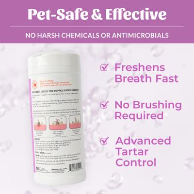 Show full view: Skout's Honor Dog & Cat Dental Wipes, 50 count slide 5 of 11