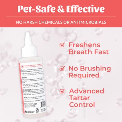 Show full view: Skout's Honor Peanut Butter & Bacon Dog Oral Gel, 4-fl oz bottle slide 5 of 11