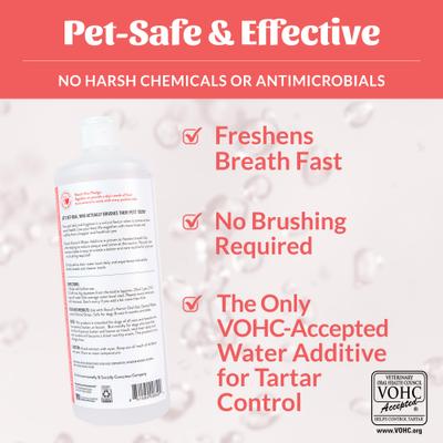 Show full view: Skout's Honor Oral Care Peanut Butter & Bacon Dog Dental Water Additive, 32-fl oz bottle slide 5 of 11