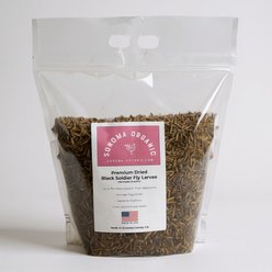 Sonoma Organic Dried Black Soldier Fly Larvae Chicken Feed, 5-lb bag