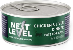 Next Level Super Premium Pet Food Chicken & Liver Dinner Cat Wet Food Topper, 5.5-oz can, case of 12 slide 1 of 5
