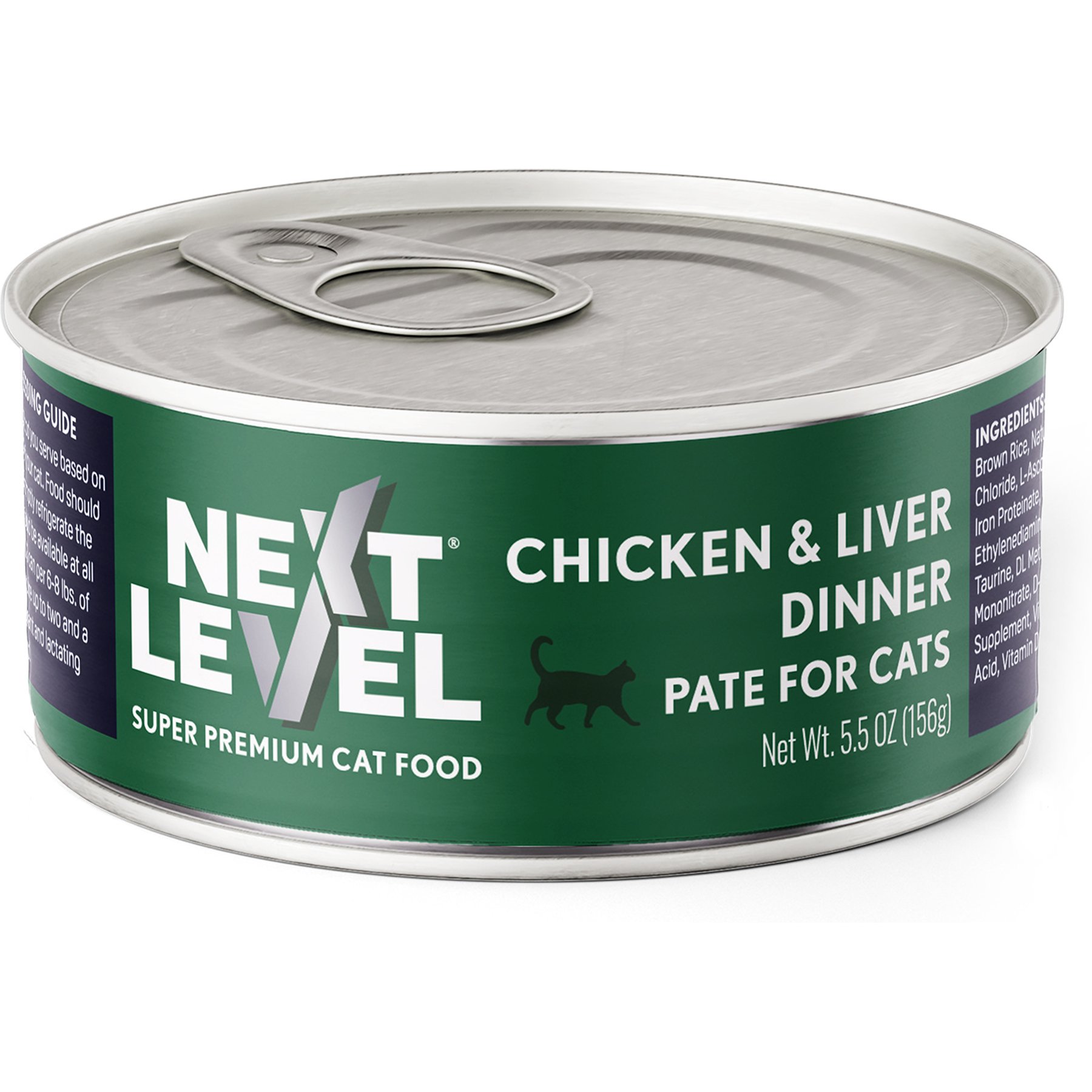 Next Level Super Premium Pet Food Chicken & Liver Dinner Cat Wet Food Topper, 5.5-oz can, case of 12