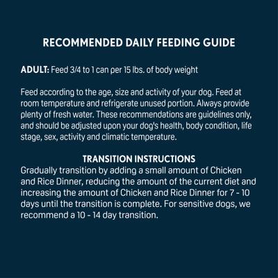 Show full view: Next Level Super Premium Pet Food Chicken & Rice Dinner Dog Wet Food Topper, 12.5-oz can, case of 12 slide 6 of 7