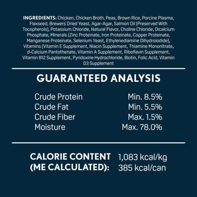 Show full view: Next Level Super Premium Pet Food Chicken & Rice Dinner Dog Wet Food Topper, 12.5-oz can, case of 12 slide 5 of 7