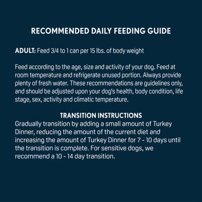 Show full view: Next Level Super Premium Pet Food Turkey Dinner Dog Wet Food Topper, 12.5-oz can, case of 12 slide 6 of 7