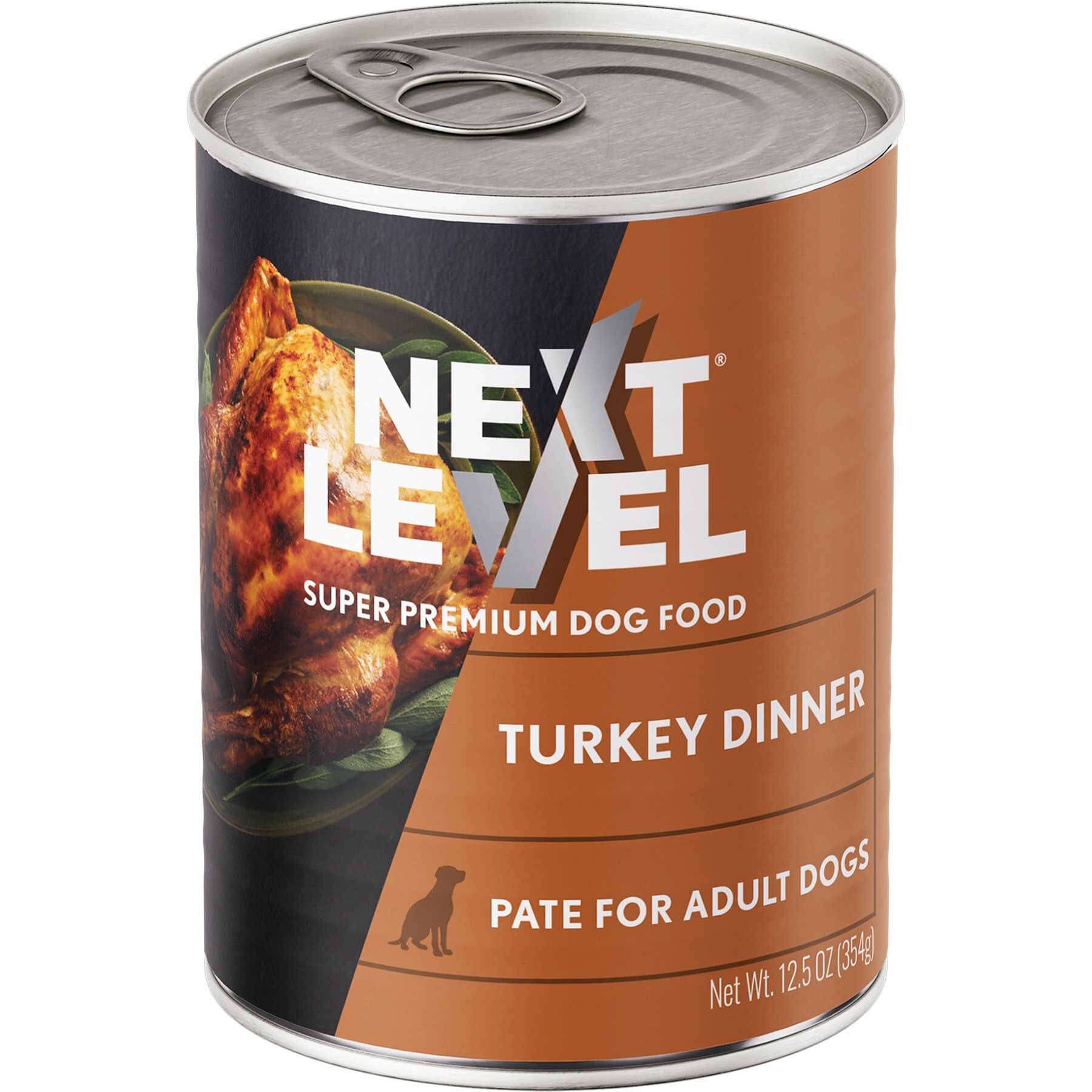 Next Level Super Premium Pet Food Turkey Dinner Dog Wet Food Topper, 12.5-oz can, case of 12