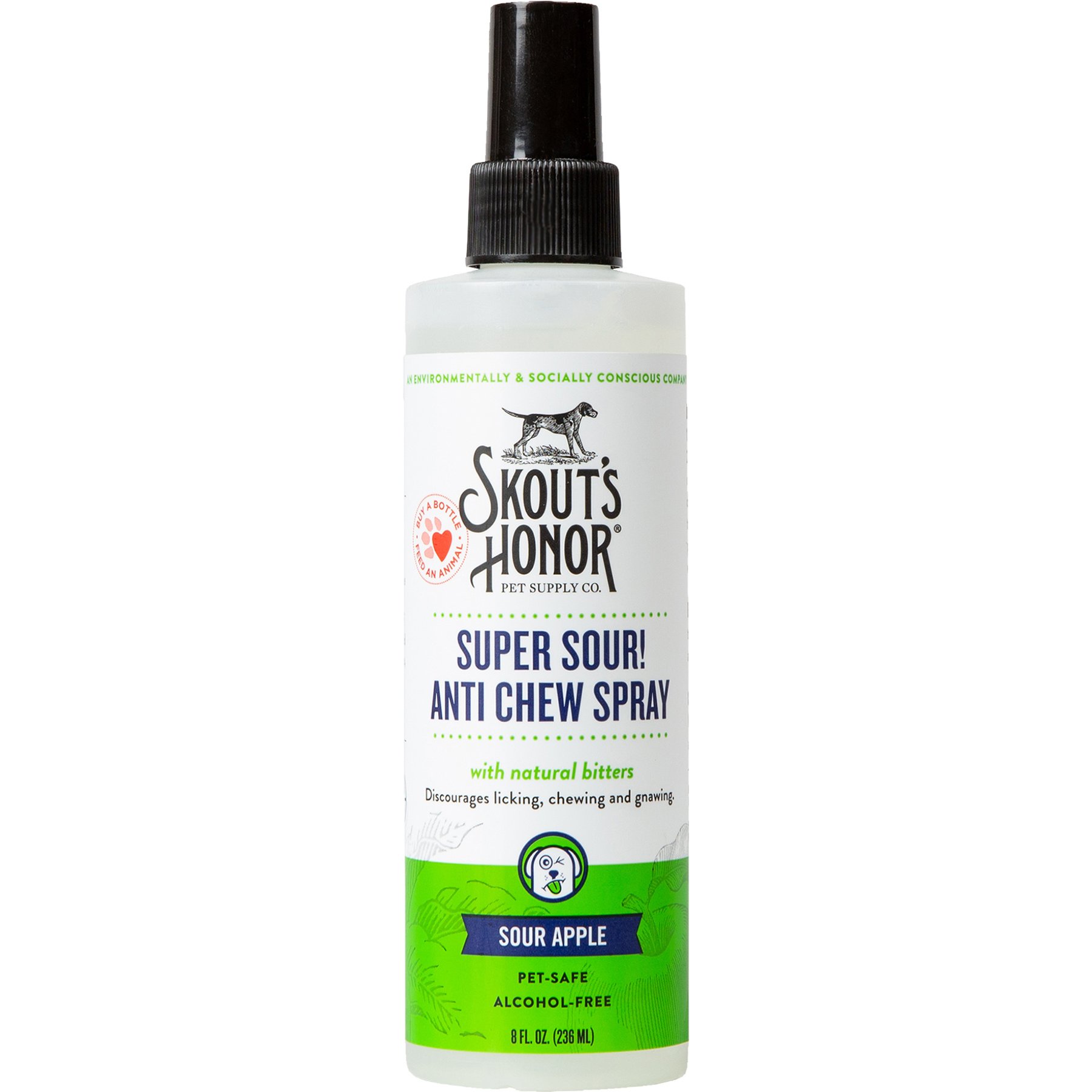 Skout's Honor Super Sour Anti Chew Dog & Cat Spray, 8-fl oz bottle