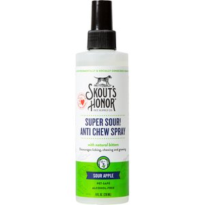 Skout's Honor Super Sour Anti Chew Dog & Cat Spray, 8-fl oz bottle