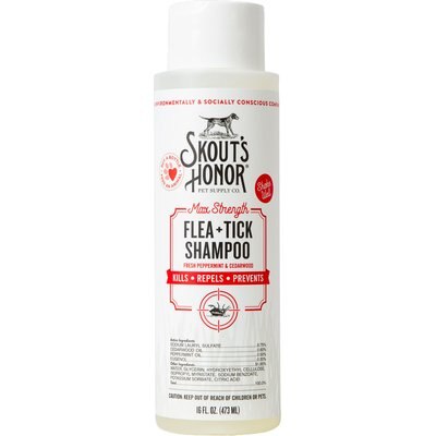 Skout's Honor Skout's Honor Flea & Tick Dog Shampoo, 16-fl oz bottle