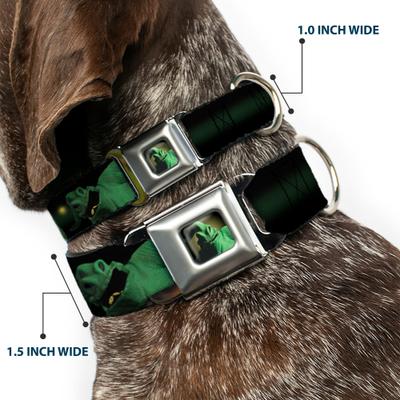 Show full view: Buckle-Down Disney Oogie Boogie Poses Dog Collar, Small: 13 to 17-in neck, 1.5-in wide slide 2 of 8