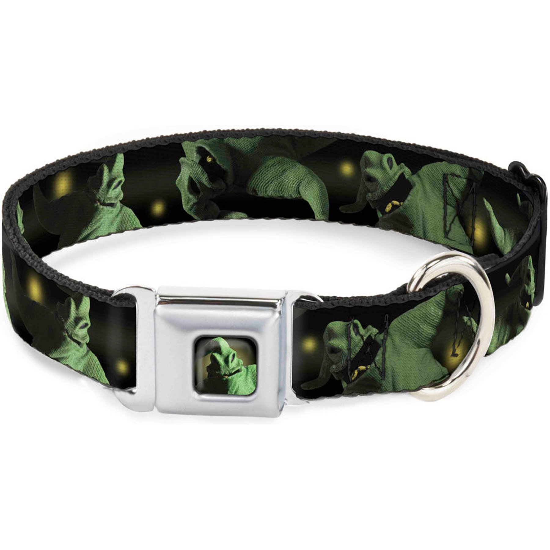 Buckle-Down Disney Oogie Boogie Poses Dog Collar, Medium: 11 to 16.5-in neck, 1-in wide
