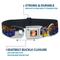 Show in main carousel: Buckle-Down Disney Beauty & the Beast Stained Glass Scenes Dog Collar, Medium: 11 to 16.5-in neck, 1-in wide slide 4 of 8