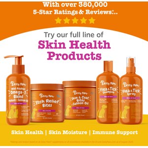 Zesty Paws Wild Alaskan Omega-3 Pollock+Salmon Oil Liquid Skin & Coat Supplement for Dogs & Cats, 32-fl oz bottle