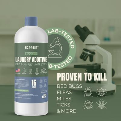 Show full view: ECOPEST BugOut! Laundry Additive Dog & Cat Flea & Tick Treatment, 32-fl oz bottle slide 3 of 9