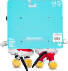 Disney Classics Christmas Mickey & Friends Holiday Mickey & Minnie Contemporary Style 6-in Squeaky Plush Dog Toy, 2 count slide 2 of 7