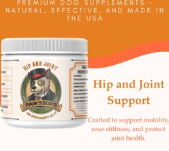 Pawssups Hip & Joint Support Chew Supplement for Dogs, 120 count jar slide 2 of 8