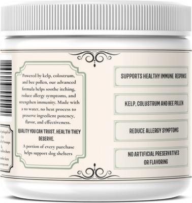 Show full view: Pawssups Allergy Relief Chew Supplement for Dogs, 12 count jar slide 10 of 10