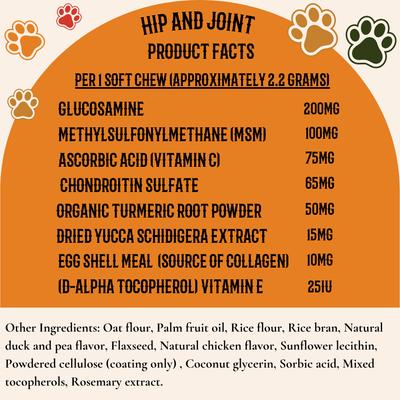 Show full view: Pawssups Hip & Joint Support Chew Supplement for Dogs, 120 count jar slide 4 of 11