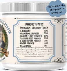 Pawssups Calming with Melatonin Chew Supplement for Dogs, 120 count jar slide 2 of 9