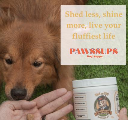 Show full view: Pawssups Skin & Coat Chew Supplement for Dogs, 120 count jar slide 6 of 12