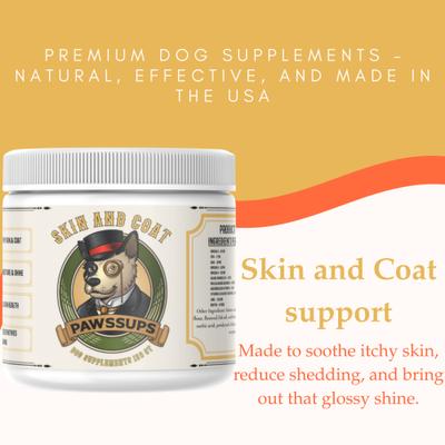 Show full view: Pawssups Skin & Coat Chew Supplement for Dogs, 120 count jar slide 7 of 12