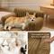 Show in main carousel: LFC PETS Plush Foldable Couch Dog & Cat Bed with Removable Cover, Khaki, Small slide 6 of 10