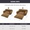 Show in main carousel: LFC PETS Plush Foldable Couch Dog & Cat Bed with Removable Cover, Khaki, Small slide 3 of 10