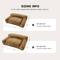 Show in main carousel: LFC PETS Plush Foldable Couch Dog & Cat Bed with Removable Cover, Khaki, Small slide 2 of 10