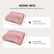 Show in main carousel: LFC PETS Plush Foldable Couch Dog & Cat Bed with Removable Cover, Pink, Small slide 3 of 11