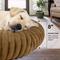 Show in main carousel: LFC PETS Donut Bolster Dog & Cat Bed with Removable Cover, Khaki, Large slide 4 of 10