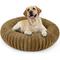 Show in main carousel: LFC PETS Donut Bolster Dog & Cat Bed with Removable Cover, Khaki, Large slide 3 of 10