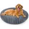 Show in main carousel: LFC PETS Donut Bolster Dog & Cat Bed with Removable Cover, Dark Grey, Large slide 1 of 11