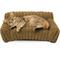Show in main carousel: LFC PETS Plush Foldable Couch Dog & Cat Bed with Removable Cover, Khaki, Small slide 1 of 10