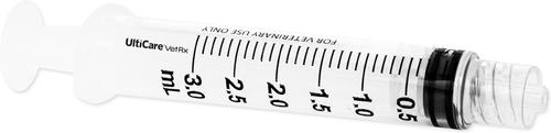 Show full view: UltiCare VetRx Syringes, 3 mL, Luer Lock, Soft Pack, 100 Syringes slide 5 of 5
