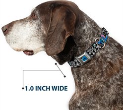 Buckle-Down Disney Stitch Poses Mini Scrump Scattered Dog Collar, Large: 15 to 24-in neck, 1-in wide slide 2 of 8