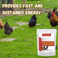 Crown Pet Supplies Anti-Stress & Immune Enhancer Chicken Supplement, 3.53-oz bag slide 2 of 7
