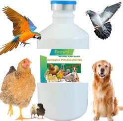 Crown Pet Supplies Astraglus Polysaccharide Liquid Immune Support Bird Supplement, 250-mL bottle slide 1 of 8