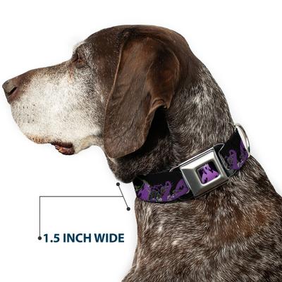 Show full view: Buckle-Down Disney Maleficent Diablo Dog Collar, Large: 15 to 24-in neck, 1-in wide slide 7 of 8