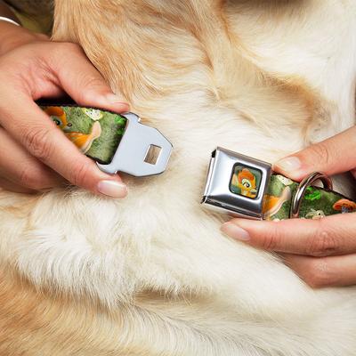 Show full view: Buckle-Down Disney Bambi Friends Scene Dog Collar, Medium: 16 to 23-in neck, 1.5-in wide slide 8 of 8