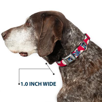Show full view: Buckle-Down Disney Lilo & Stitch 4 Poses Dog Collar, Large: 20 to 31-in neck, 1.5-in wide slide 6 of 8