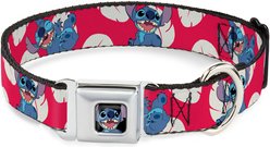 Buckle-Down Disney Lilo & Stitch 4 Poses Dog Collar, Large: 20 to 31-in neck, 1.5-in wide