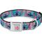 Show in main carousel: Buckle-Down Disney Lilo & Stitch Stitch Expressions & Flowers Dog Collar, Medium: 11 to 16.5-in neck, 1-in wide slide 1 of 8