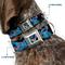 Show in main carousel: Buckle-Down Disney Stitch Expressions & Poses Tropical Dog Collar, Large: 15 to 24-in neck, 1-in wide slide 2 of 8